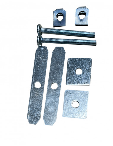 Kit de vis de remplacement pour montage grille LSA 1 fente sur Plénum 1600mm ATLANTIC 652956