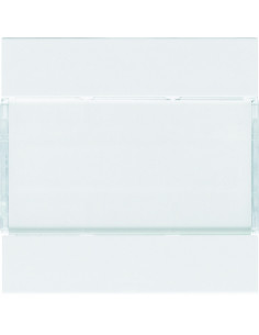 Enjoliveur 2 boutons poussoirs KNX gallery pure HAGER WXE302B