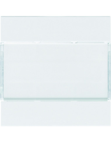 Enjoliveur 2 boutons poussoirs KNX gallery pure HAGER WXE302B