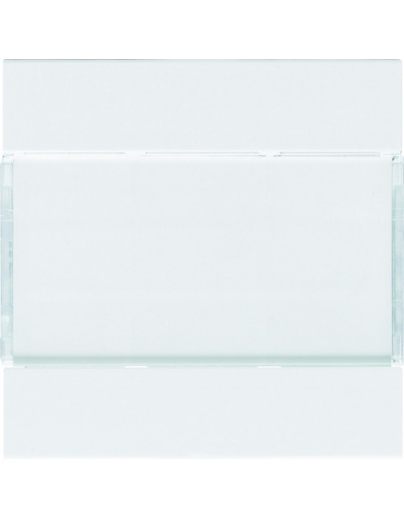 Enjoliveur 2 boutons poussoirs KNX gallery pure HAGER WXE302B