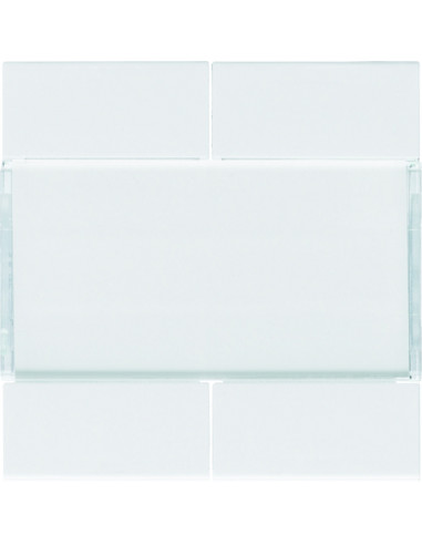 Enjoliveur 4 boutons poussoirs KNX gallery pure HAGER WXE304B