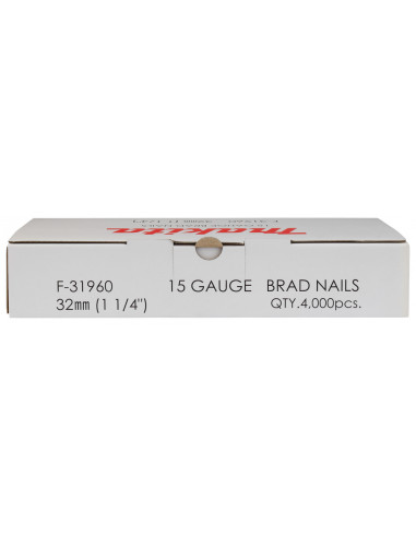 4000 Clous brads Tête D 15 Ga pour AF635 MAKITA F-31960