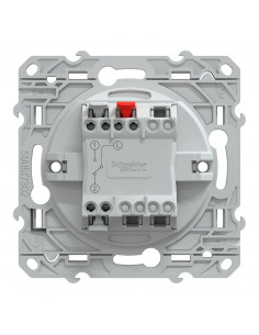 Ovalis interrupteur va et vient 10AX Blanc SCHNEIDER S320204 2