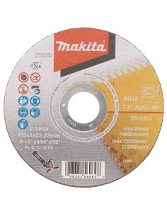 Disque à tronçonner métal et inox pour meuleuses MAKITA E-03034