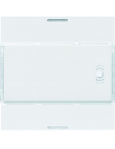 Enjoliveur 2 boutons poussoirs KNX gallery LED pure HAGER WXE312B