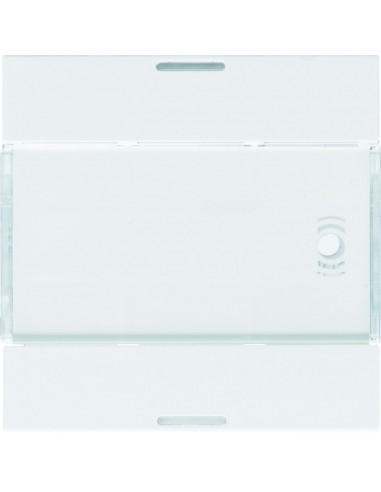 Enjoliveur 2 boutons poussoirs KNX gallery LED pure HAGER WXE312B