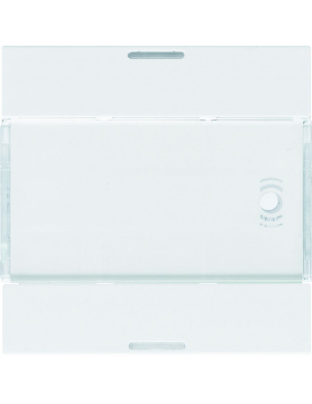 Enjoliveur 2 boutons poussoirs KNX gallery LED pure HAGER WXE312B