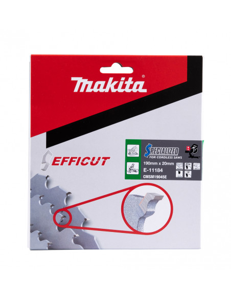 Lame de scie circulaire T.C.T Efficut 190 x 20 mm 45 dents MAKITA E-11184