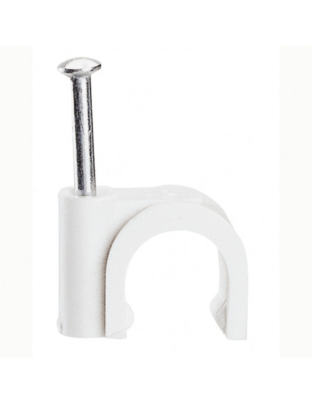 100 Attaches Fixfor blanche pour câble rond D.10mm LEGRAND 031559