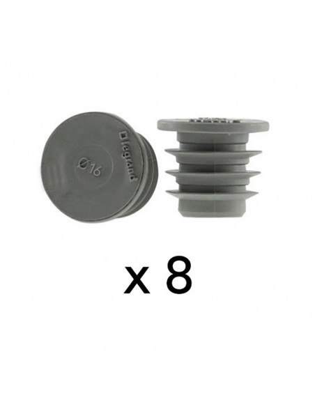 8 Obturateurs Batibox Nrj 16mm LEGRAND 090517