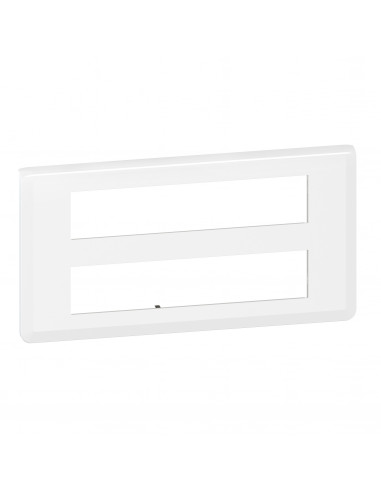 Plaque de finition Mosaic pour 2x10 modules blanc LEGRAND 078828L