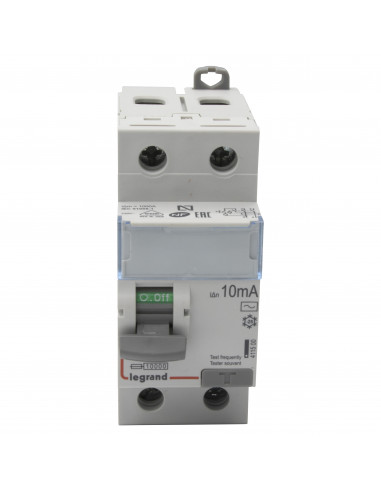 Interrupteur Différentiel DX3-ID 2 Pôles 16A Type AC 10MA LEGRAND 411500