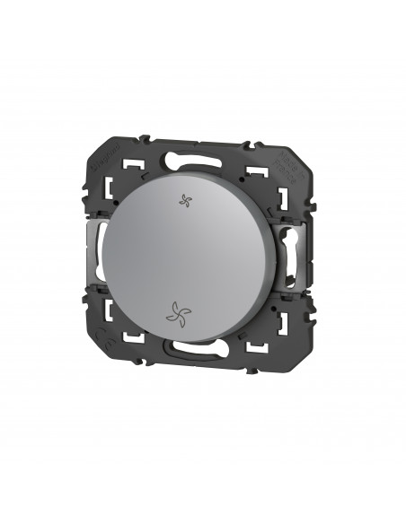 Poussoir commande VMC Dooxie finition alu LEGRAND 600106