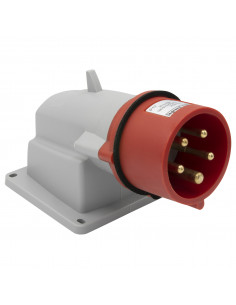 Fiche inclinée saillie P17 IP44 16A de 380V à 415V 3P+N+T LEGRAND 057589