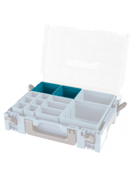 Boite de rangement MAKORG 100 x 100 mm pour coffret organiseur MAKITA 191X95-9