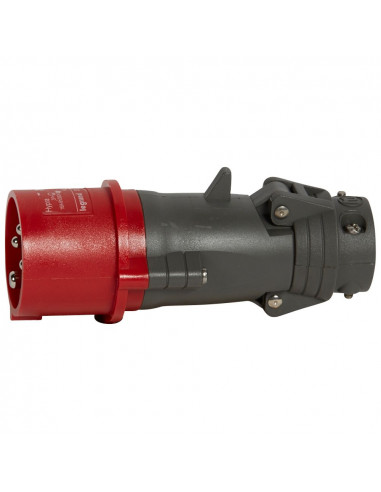 Fiche mobile droite Hypra IP44 16A de 380V à 415V 3P+T plastique LEGRAND 052243