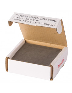 10000 clous Finettes 23 Ga 18 mm pour cloueurs pneumatiques et à batterie  MAKITA F-31825 2