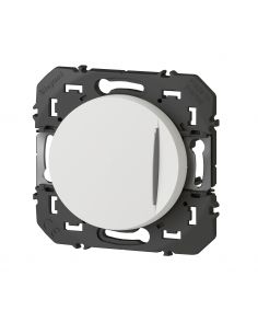 Interrupteur ou va-et-vient avec voyant témoin dooxie 10AX 250V~ finition blanc LEGRAND 600009