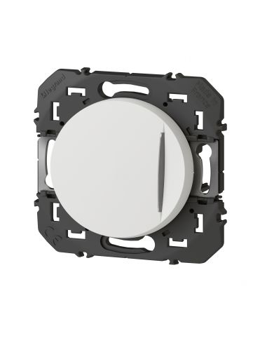 Interrupteur ou va-et-vient avec voyant témoin dooxie 10AX 250V~ finition blanc LEGRAND 600009