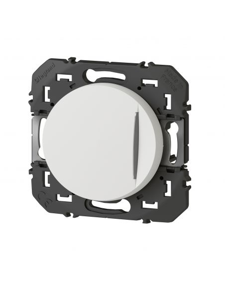 Interrupteur ou va-et-vient avec voyant témoin dooxie 10AX 250V~ finition blanc LEGRAND 600009