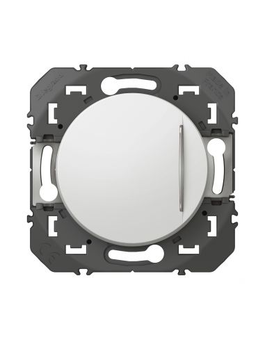 Interrupteur ou va-et-vient avec voyant témoin dooxie 10AX 250V~ finition blanc LEGRAND 600009