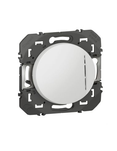 Interrupteur ou va-et-vient avec voyant témoin dooxie 10AX 250V~ finition blanc LEGRAND 600009