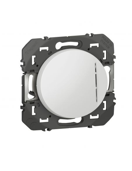 Interrupteur ou va-et-vient avec voyant témoin dooxie 10AX 250V~ finition blanc LEGRAND 600009