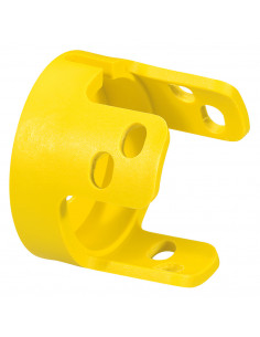Collerette de garde pour coup de poing Ø40 pousser-tourner et pousser-tirer Osmoz jaune LEGRAND 024181