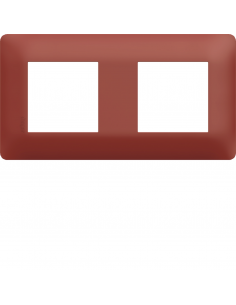 Plaque 2 postes essensya Sierra HAGER WE562