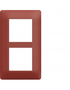 Plaque 2 postes essensya E57 Sierra HAGER WE566