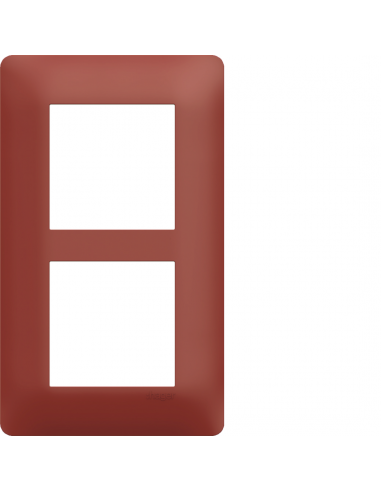 Plaque 2 postes essensya E57 Sierra HAGER WE566