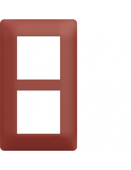 Plaque 2 postes essensya E57 Sierra HAGER WE566