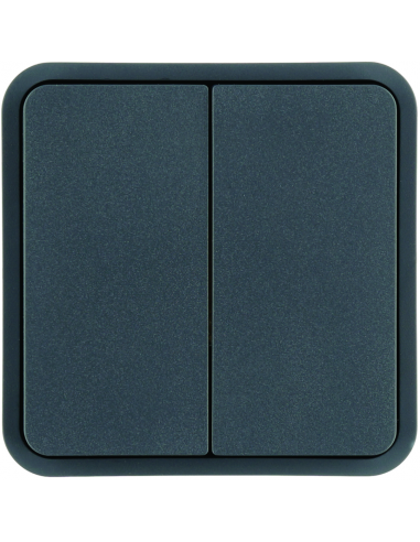Cubyko 1 touche KNX coloris gris HAGER WNT944