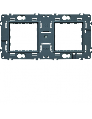 Support gallery double horizontal et vertical entraxe 71 HAGER WXA464