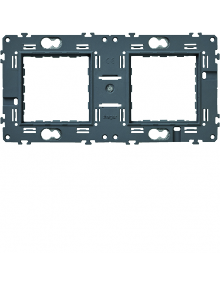 Support gallery double horizontal et vertical entraxe 71 HAGER WXA464