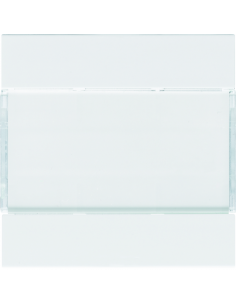 Enjoliveur 2 boutons poussoirs KNX gallery pure HAGER WXE302B 2