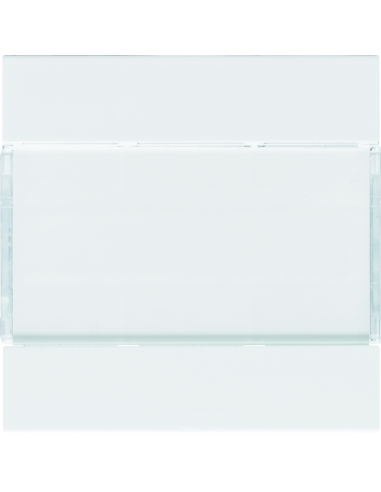 Enjoliveur 2 boutons poussoirs KNX gallery pure HAGER WXE302B