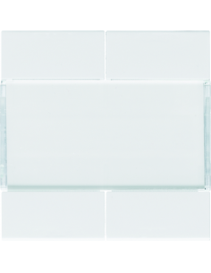 Enjoliveur 4 boutons poussoirs KNX gallery pure HAGER WXE304B 2