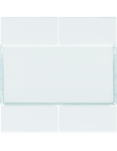 Enjoliveur 4 boutons poussoirs KNX gallery pure HAGER WXE304B