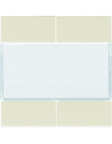 Enjoliveur 4 boutons poussoirs KNX gallery dune HAGER WXE304D