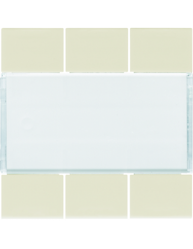 Enjoliveur 6 boutons poussoirs KNX gallery dune HAGER WXE306D