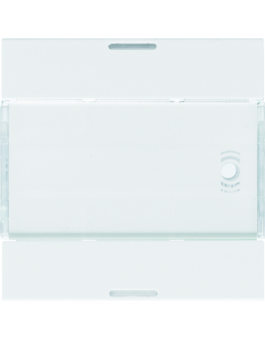 Enjoliveur 2 boutons poussoirs KNX gallery LED pure HAGER WXE312B