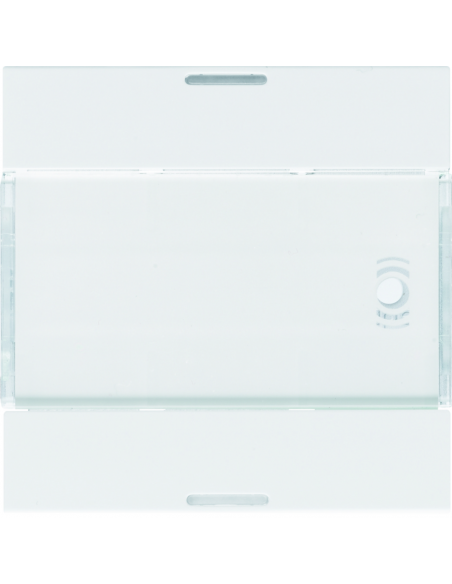 Enjoliveur 2 boutons poussoirs KNX gallery LED pure HAGER WXE312B
