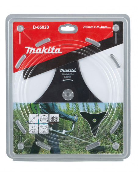 Lame débroussailleuse 3 dents 230mm MAKITA D-66020