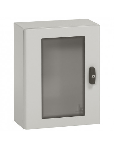 Coffret métal avec porte vitrée Atlantic métal IP66 IK10 800x600x300mm RAL7035 LEGRAND 035496