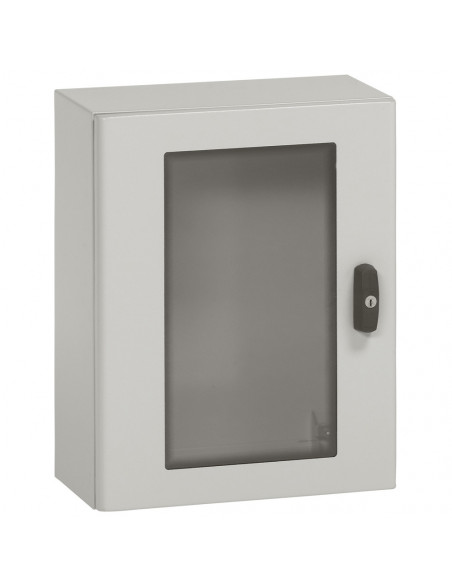 Coffret métal avec porte vitrée Atlantic métal IP66 IK10 800x600x300mm RAL7035 LEGRAND 035496