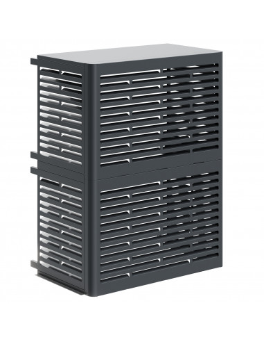 CACHE UE ECLIPSE POUR UE DE PAC SPLIT R410 TAILLE 11 KW ET + GRIS ANTHRACITE THERMOR 074955