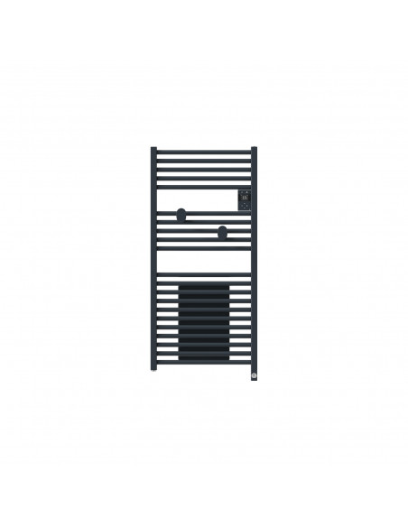 RADIATEUR SÈCHE-SERVIETTES CONNECTÉ RIVA 5 AVEC SOUFFLERIE 1500W GRIS ARDOISE THERMOR 471636