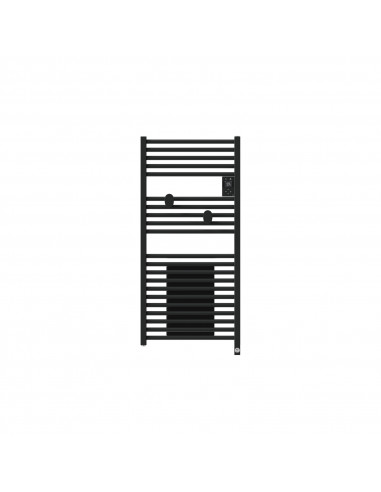 RADIATEUR SÈCHE-SERVIETTES CONNECTÉ RIVA 5 AVEC SOUFFLERIE 1500W NOIR CARBONE THERMOR 471637