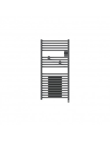 RADIATEUR SÈCHE-SERVIETTES CONNECTÉ RIVA 5 AVEC SOUFFLERIE 1500W GRIS MENHIR THERMOR 471638